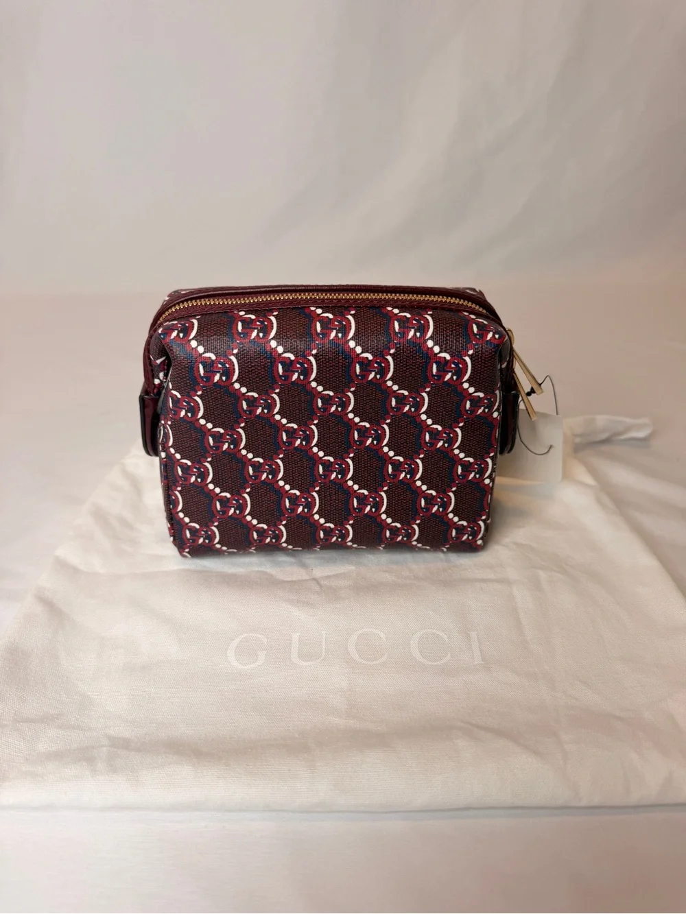 Gucci GG Shadow Rosso Ancora Cosmetic Pouch